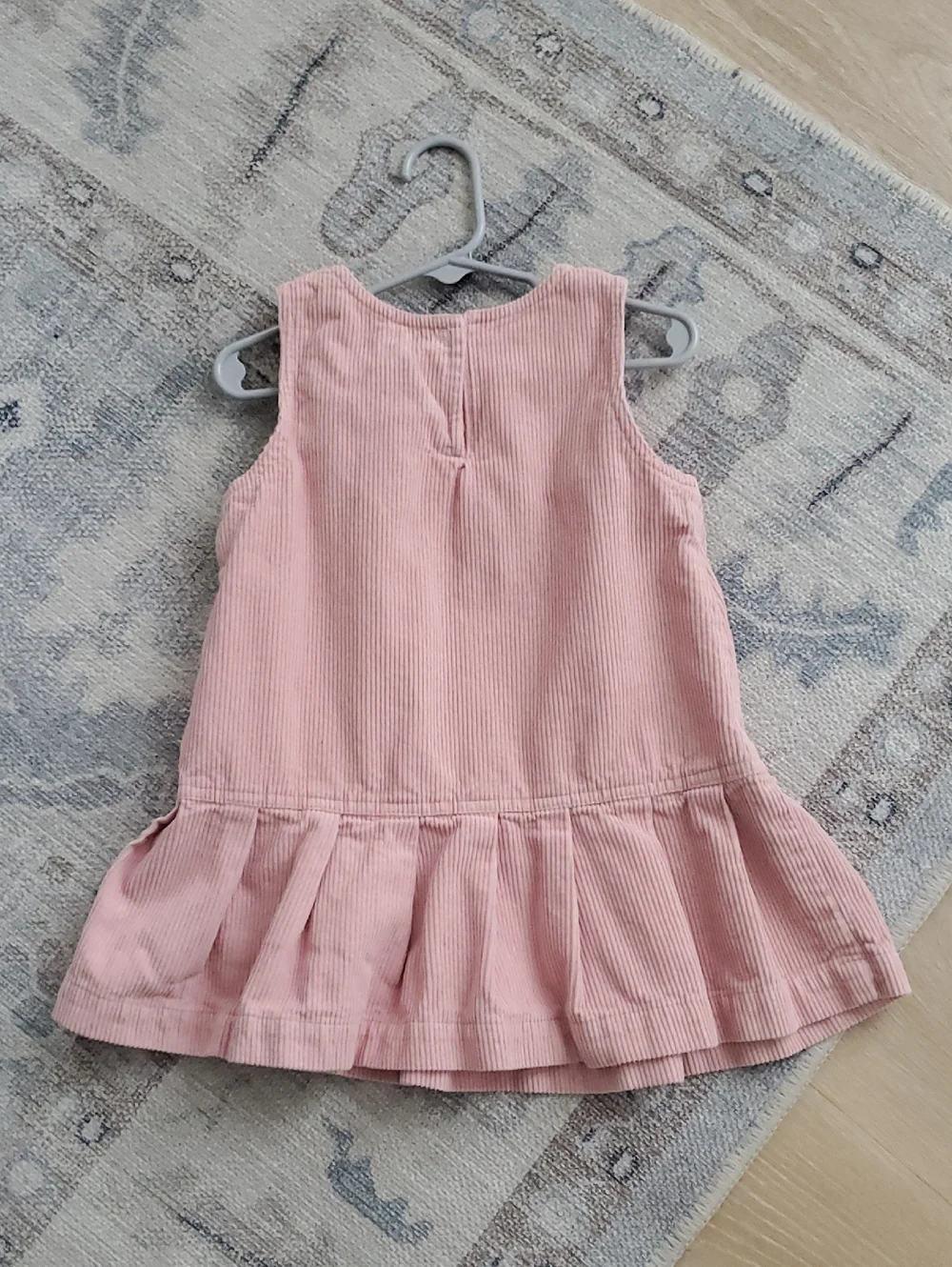 Baby Gap Girls Pink 100% Cottom Corudroy Jumper Dress Sz3
